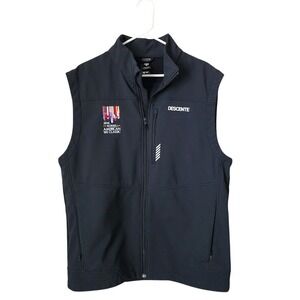 DESCENTE American Ski Classic Softshell Vest Ski Snowboard in black XL